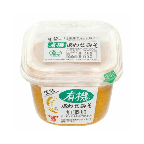 Fundokin Raw Organic Mixed Miso Paste Nama Awase Miso 500g