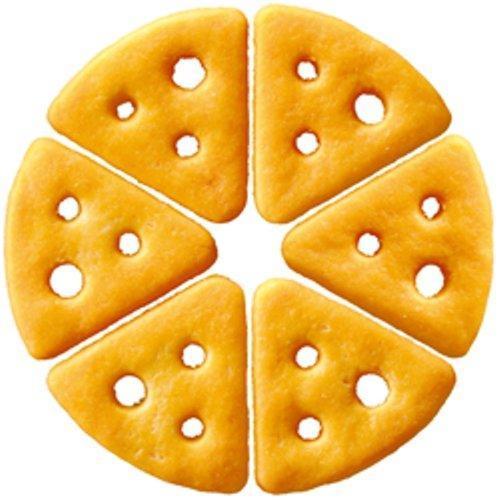 Glico Cheeza Camembert Cheese Crackers Savory Crunchy Snack 32g