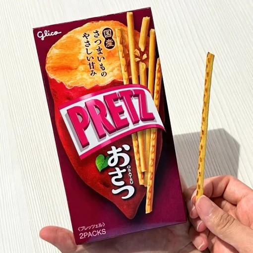 Glico Pretz Osatsu Satsumaimo Sweet Potato Biscuit Sticks 2.19oz (Pack of 10)