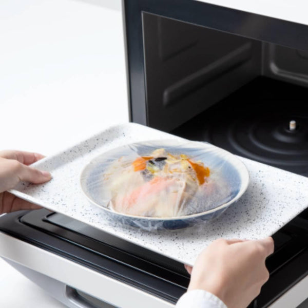 Handmade Stone Style Kishu Lacquerware Tray Non-Slip White