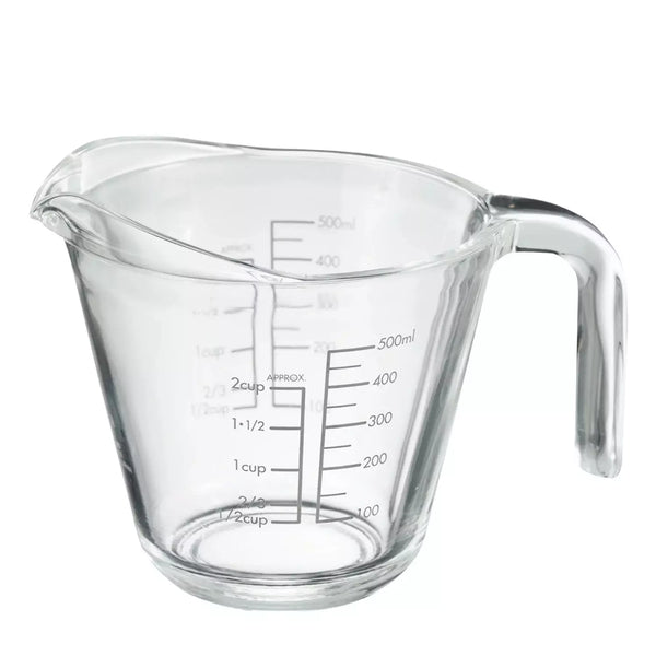 Hario Heat-Resistant Glass Microwaveable Measuring Cup 500ml