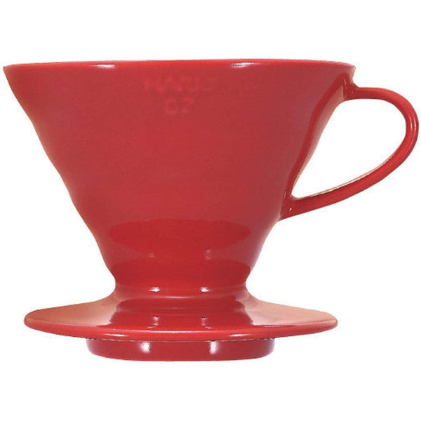 Hario V60 Ceramic Coffee Dripper 1~4 Cups Red