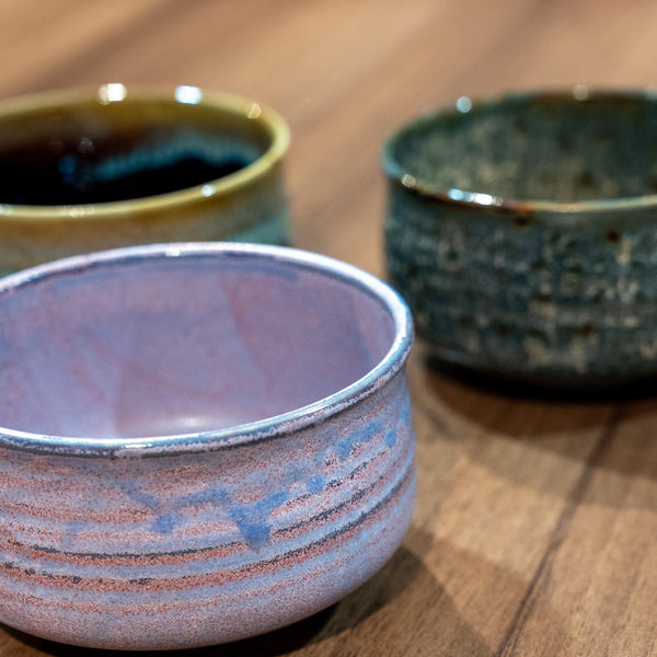 Hasami Porcelain Matchawan Pink Matcha Tea Bowl With Wooden Box