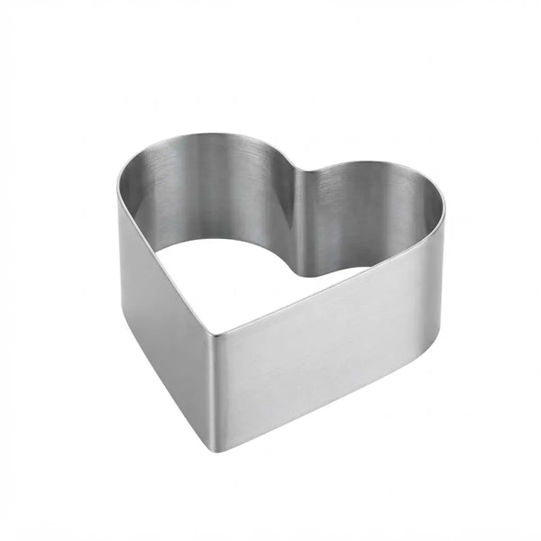 Heart Shaped Pastry Ring Stainless Steel Cake Mousse Mold