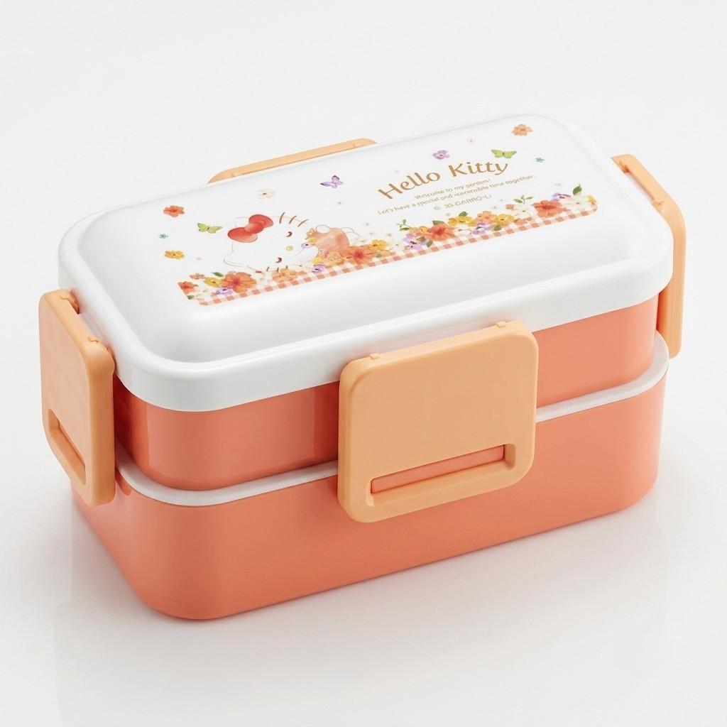 Hello Kitty Pink Dome Lunch Box 2-Tier Bento Box 20.3 fl oz