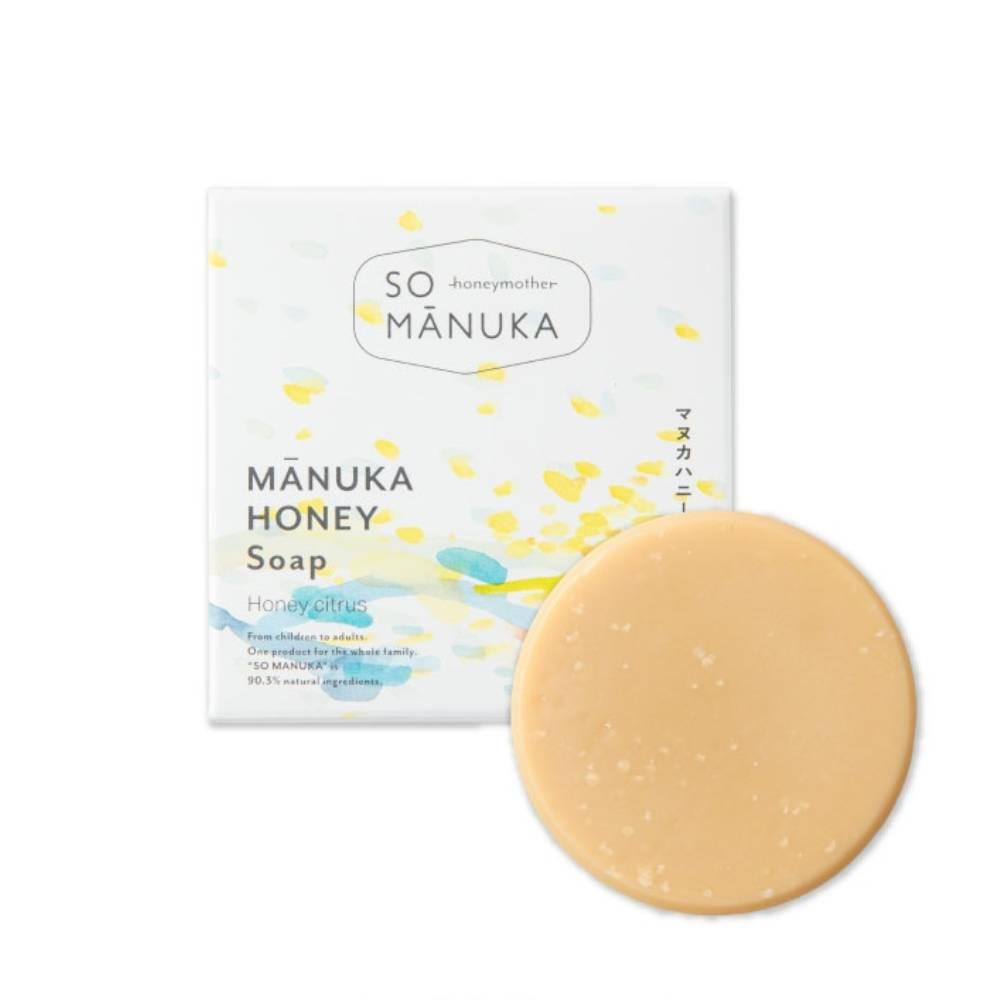 Honey Mother Natural Manuka Honey Bar Soap Honey Citrus Scent 75g