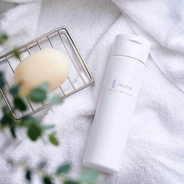 Inaho Highly Moisturizing Rice Bran Body Cream For Smooth Skin 200g