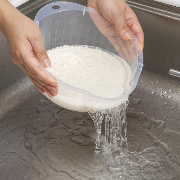 Inomata Japanese Rice Washing Bowl (Side Drainage Holes) 22cm