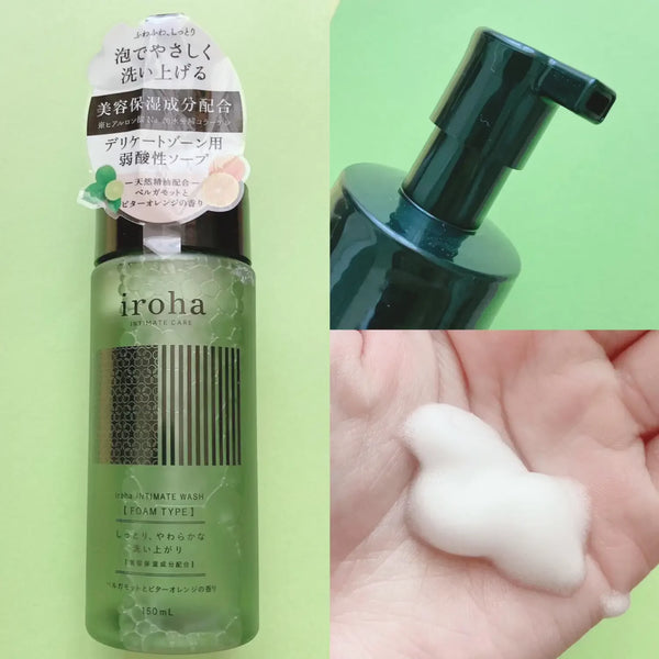 Iroha Intimate Care Feminine Wash Delicate Zone Foam Soap 150ml