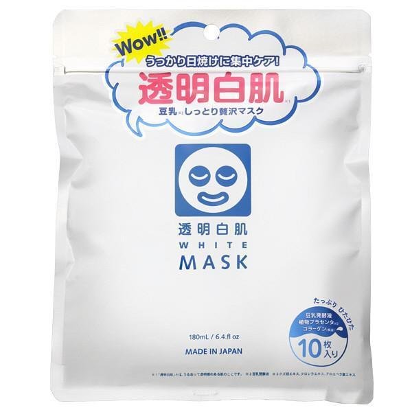 Ishizawa Lab Toumei Shirohada Collagen Face Mask 10 Sheets