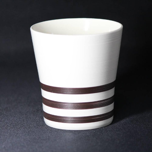 Isuke Drinking Cup Brushed Silver Design Resin Tumbler