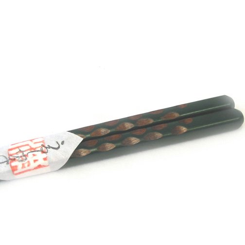 Isuke Lacquered Wooden Japanese Chopsticks Traditional Design