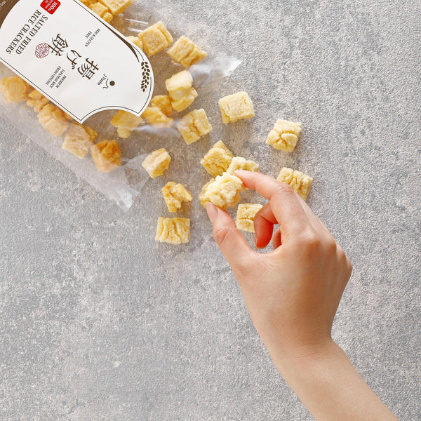 J Taste Agemochi Salted Gluten-Free Japanese Rice Crackers 90g