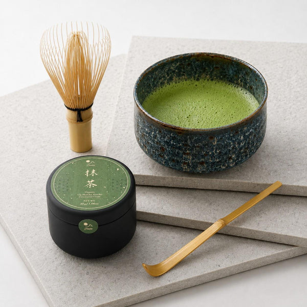 J Taste Authentic Matcha Starter Kit With Organic Ceremonial Matcha 4 Pieces