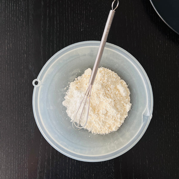 dry ingredients for kakiage batter