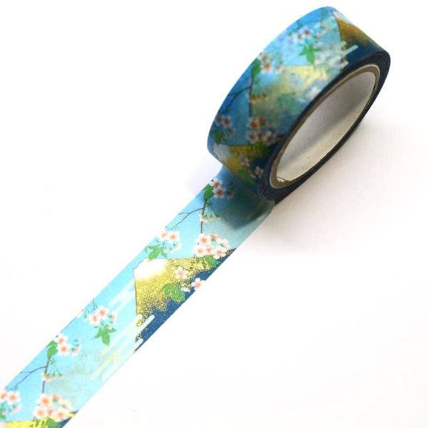 Kamiiso Kimono Washi Tape Mount Fuji Pattern Masking Tape
