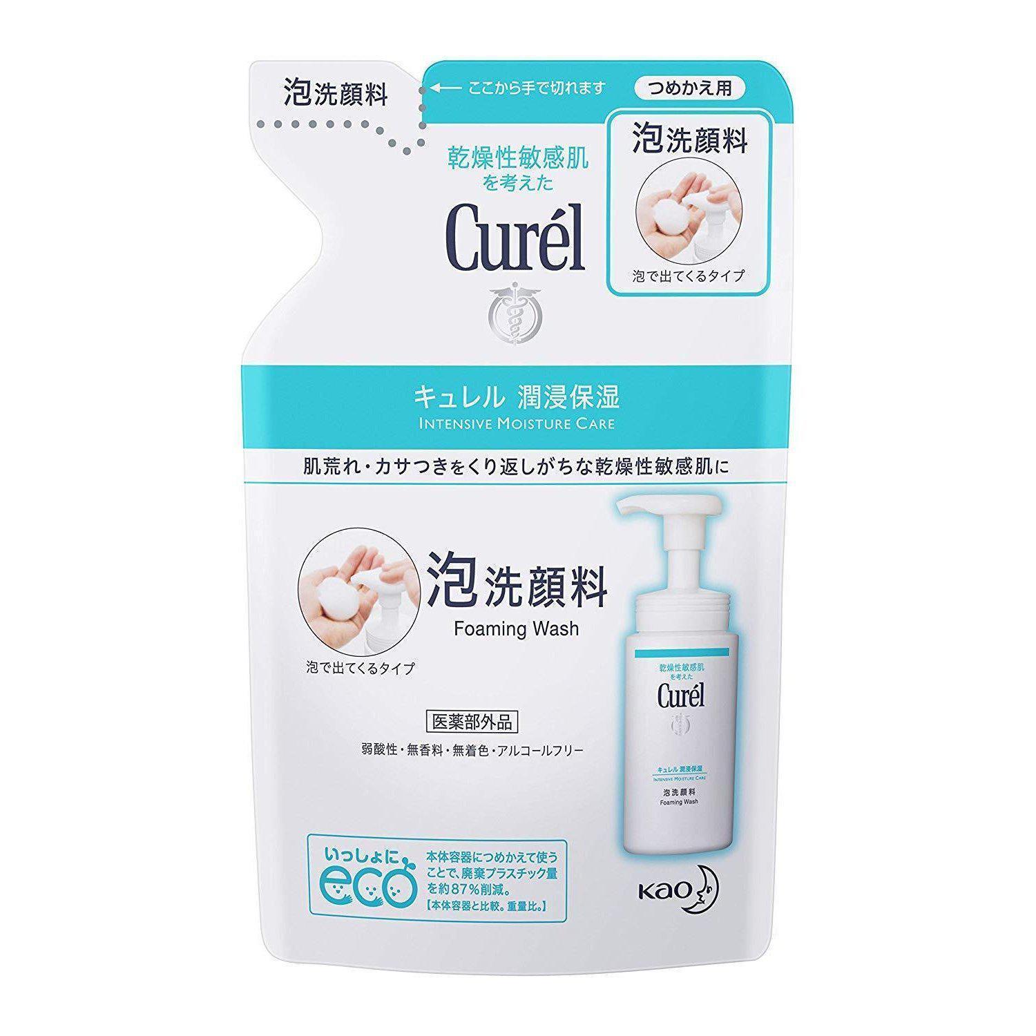 Curél Foaming Face Wash Refill for Sensitive Skin 130ml