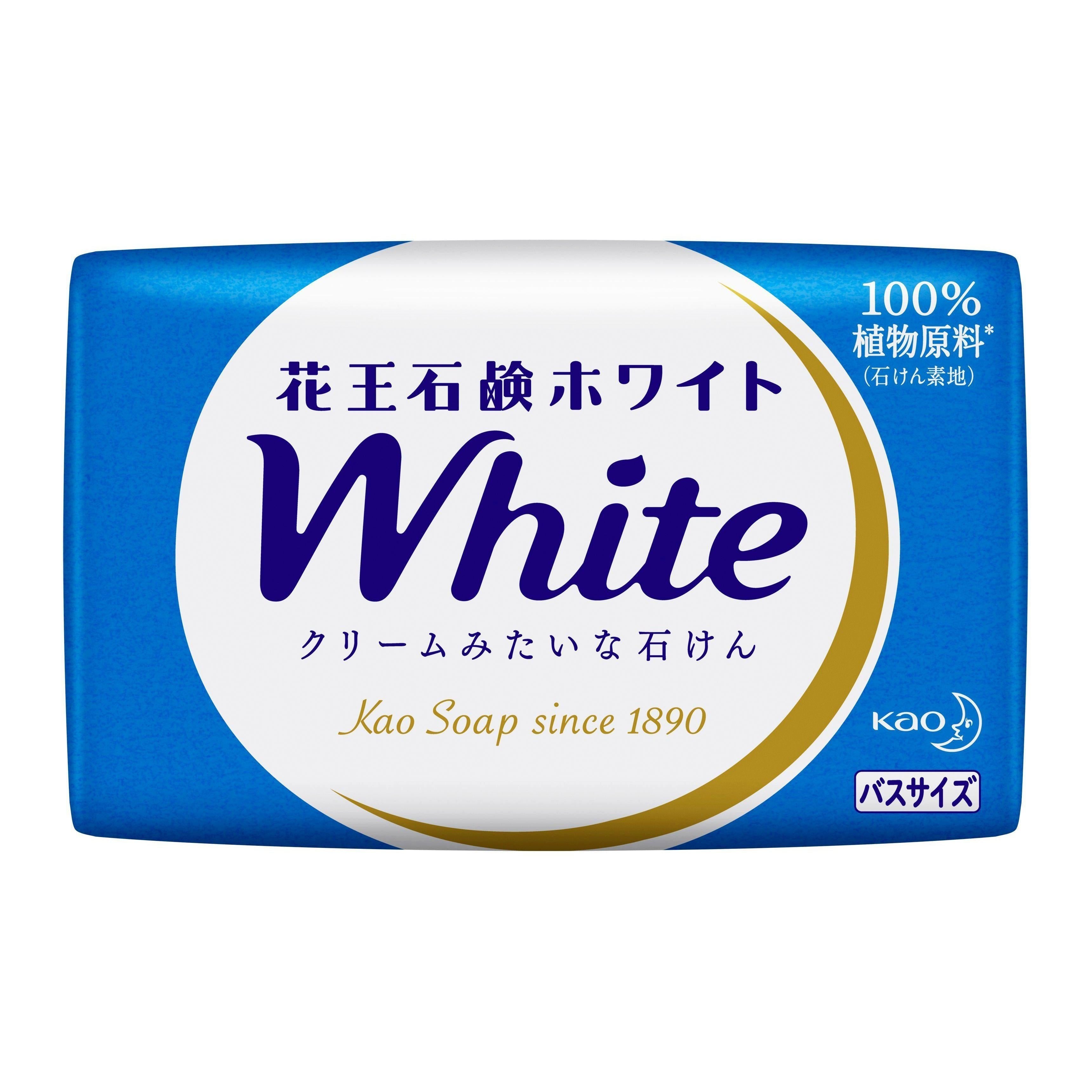 Kao White Body Bar Soap Rich Creamy Lather Moisturizing Bath Soap 130g