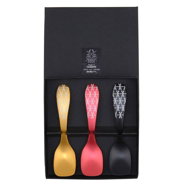 Katariki Premium Aluminum Ice Cream Spoon Dragonfly Design (Set of 3)