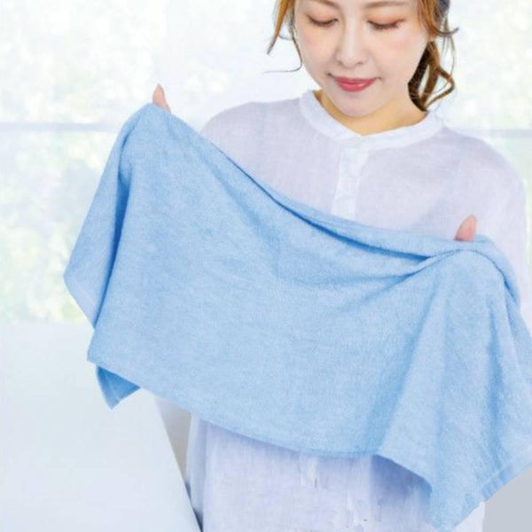 Kawac Quick Dry Water Absorbent Soft Face Towel Blue 34×80cm