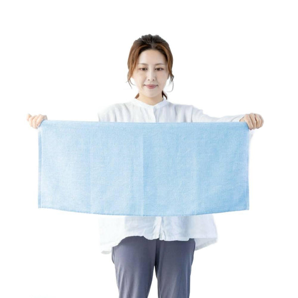 Kawac Quick Dry Water Absorbent Soft Face Towel Blue 34×80cm