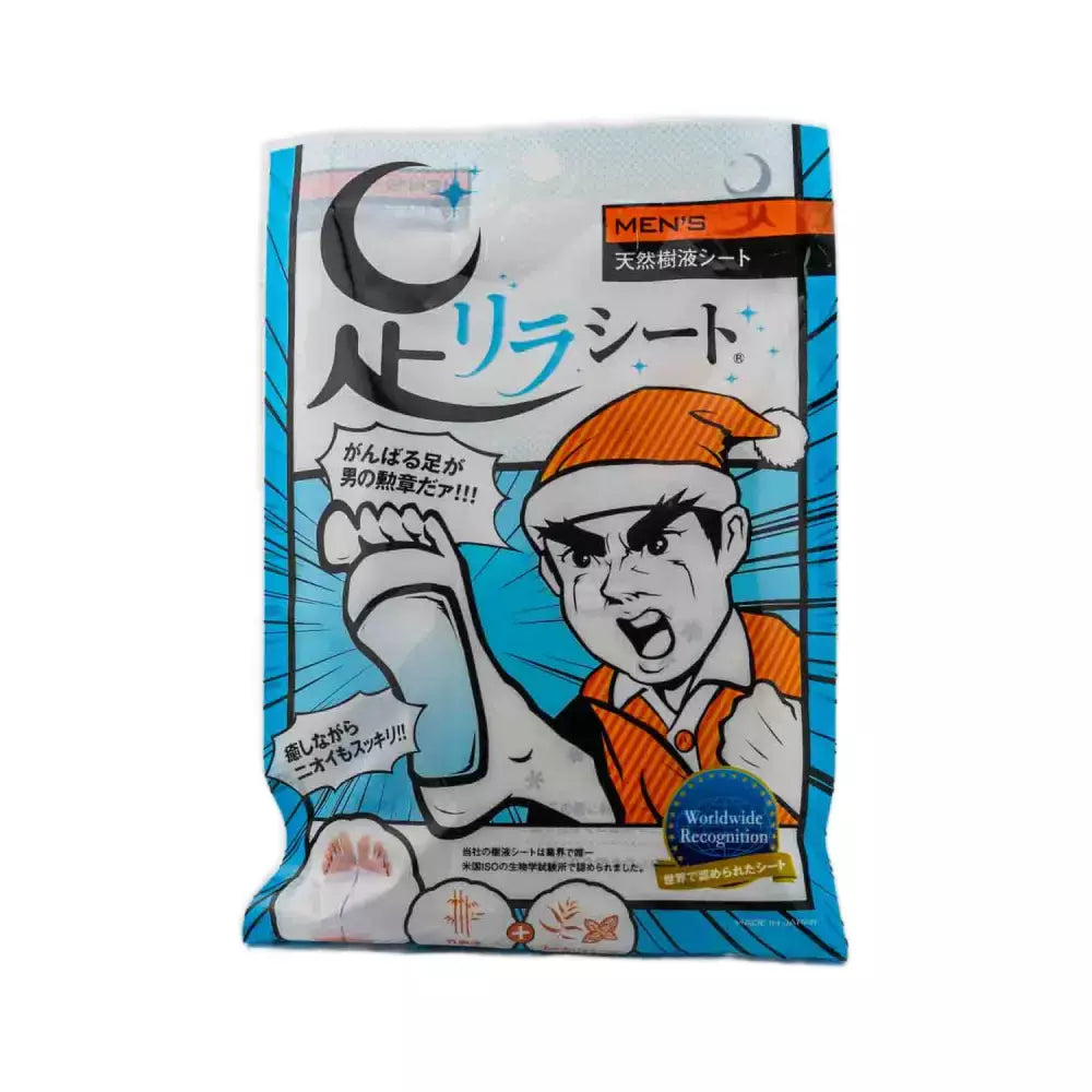 Kinomegumi Ashirira Foot Detox Sheet for Men 6 Sheets