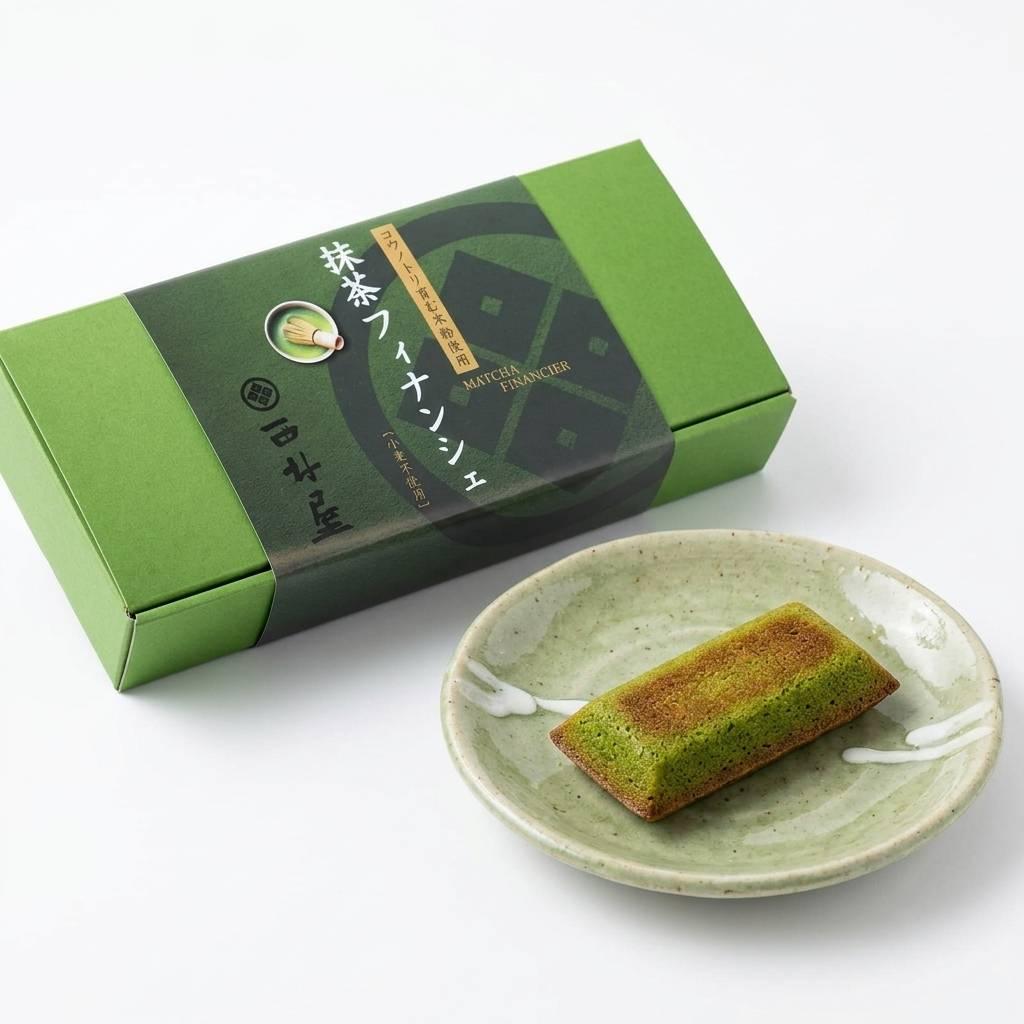 Kinosaki Sweets Gluten-Free Matcha Financier Cakes 5 Pieces