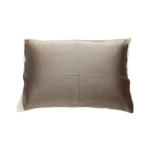Kinuya Gentle Silk Pillowcase For Hair Protection Brown 45 x 55cm