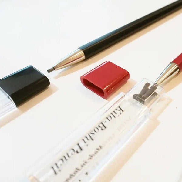 Kitaboshi Adult Pencil Mechanical Pencil With Sharpener Black