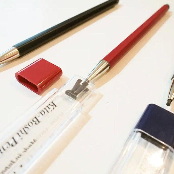 Kitaboshi Adult Pencil Mechanical Pencil With Sharpener Red