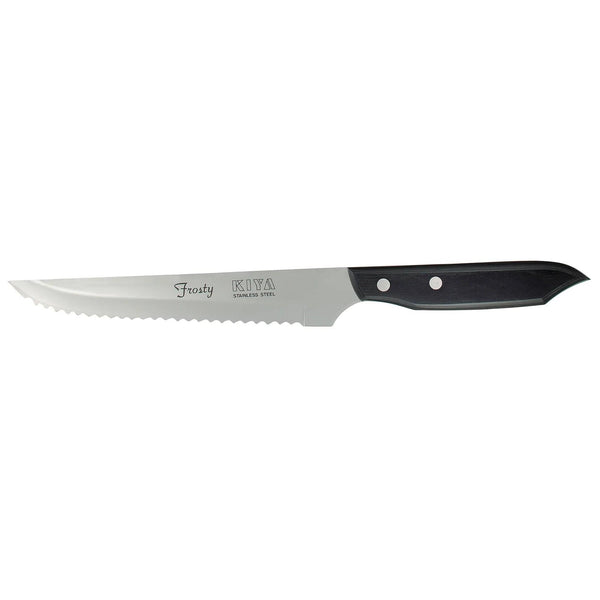Kiya Frozen Food Knife Serrated Knife For Partially-Thawed Food 180mm