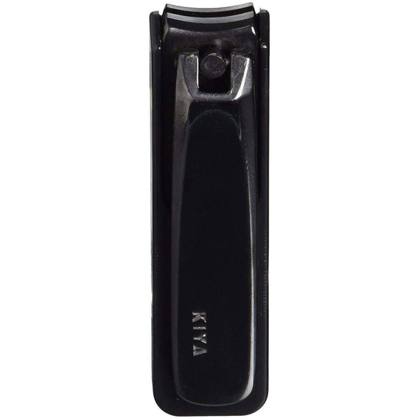 Kiya Nail Clipper Black Steel Classic Nail Cutter Medium