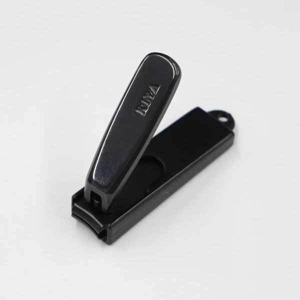 Kiya Nail Clipper Black Steel Precision Nail Cutter Small