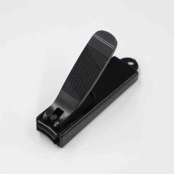 Kiya Nail Clipper Black Steel Precision Nail Cutter Small