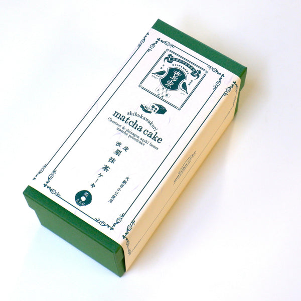 Kiyosen Handmade Uji Matcha Pound Cake With Azuki & Whole Chestnuts 450g