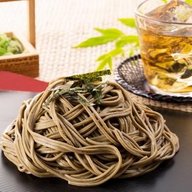 Kiyosen Hojicha Fragrant Roasted Green Tea Soba Noodles 3-Bag Pack