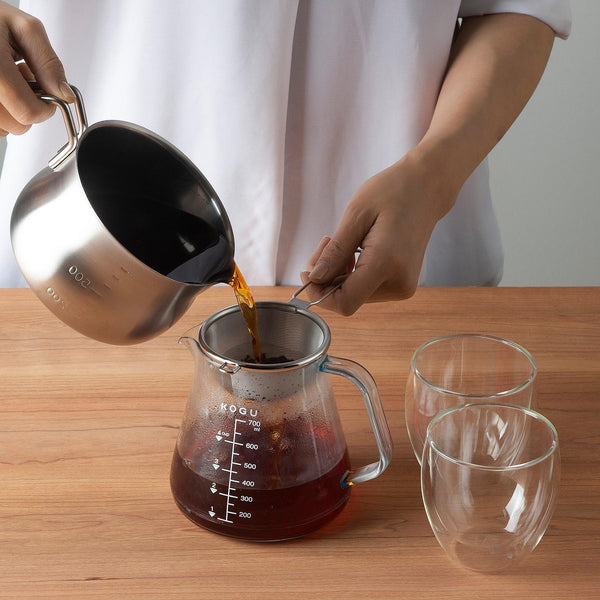 Kogu Stainless Steel Tea Leaf Strainer Deep Stainless Steel Mesh Sieve