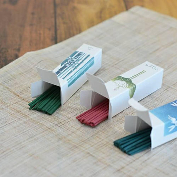 Kousaido Hanga Incense Assortment 10 Seasonal Scents + Holder Gift Set