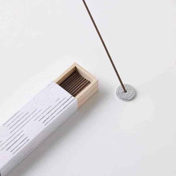 Kousaido Magnolia Incense Sticks & Holder In Wooden Box 40 ct.