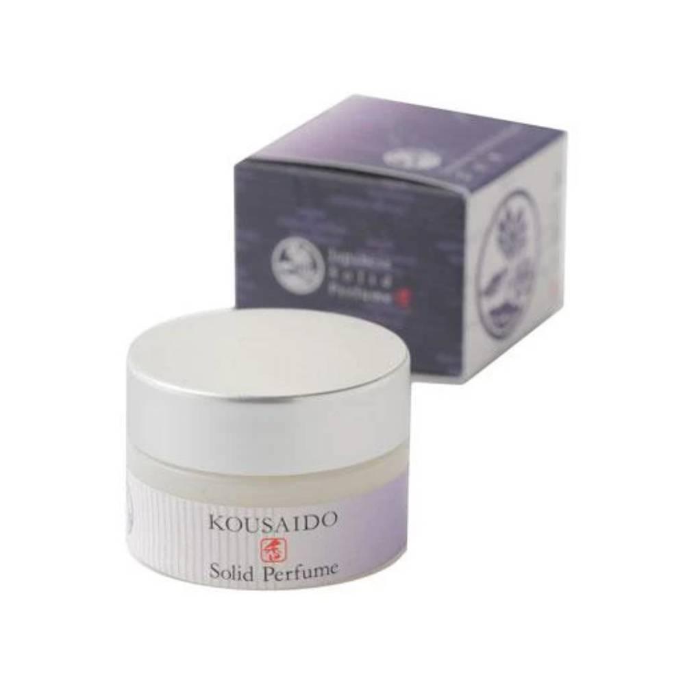 Kousaido Solid Perfume Balm Zen Woody Sweet Floral Fragrance 8g