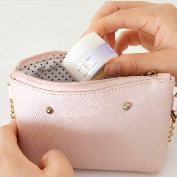 Kousaido Solid Perfume Balm Zen Woody Sweet Floral Fragrance 8g