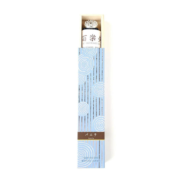Kousaido Sweet Vanilla Long Incense Sticks In Wooden Box 40 ct.