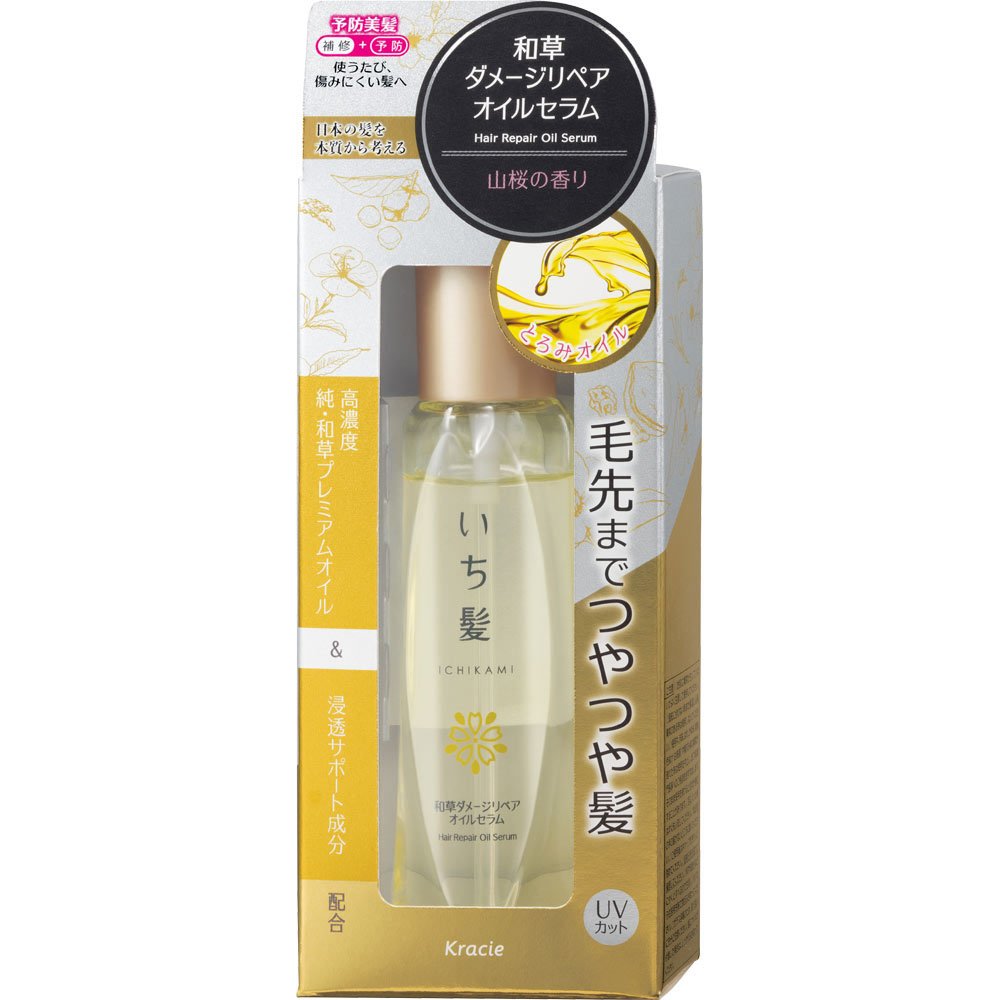 Ichikami Japanese Herbal Damage Repair Oil Hair Serum 60ml