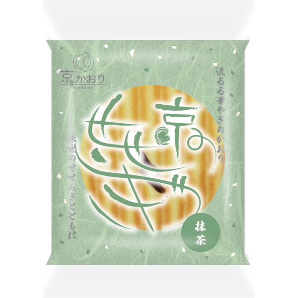 Kyo Kaori Matcha Cream Zig Zag Sandwich Cookies (Pack of 6)