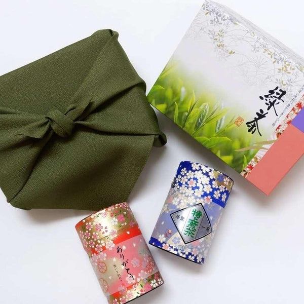 Kyoto Uji Green Tea Set First-Harvest Sencha & Gyokuro Tea Gift Set