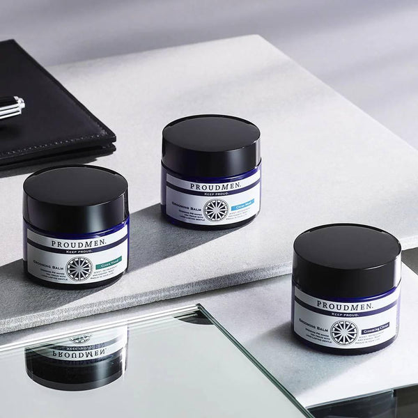 Proudmen Men's Grooming Balm Green Wood Fragrance Cream 40g