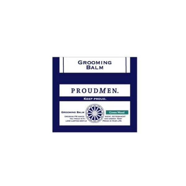 Proudmen Men's Grooming Balm Green Wood Fragrance Cream 40g