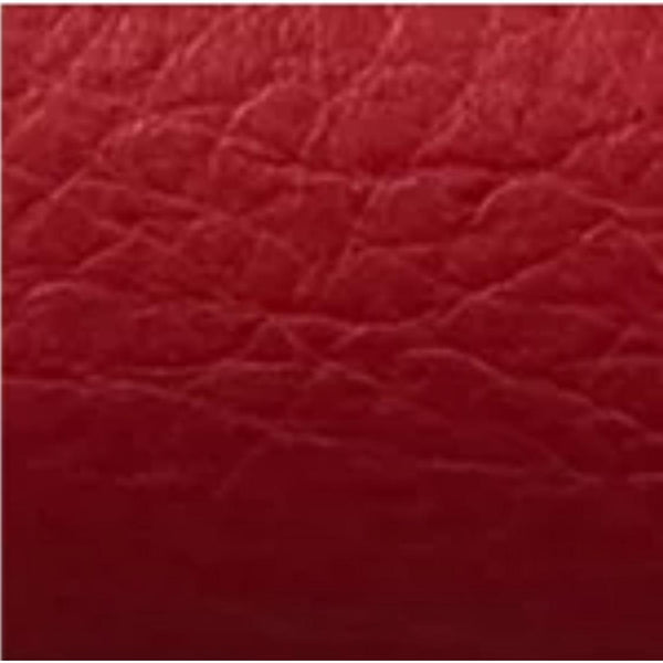 Life Genuine Leather Red Large Pen Case Nylon Lining & Zipper Closure