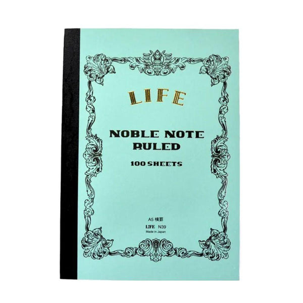 Life Noble Notebook A5 College Ruled 8mm N39 (100 Pages)