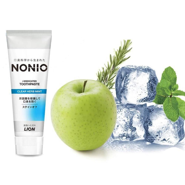 Nonio Antibacterial Toothpaste Clear Breath Herb Mint 130g